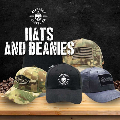 Hats and beanies - black out Coffee