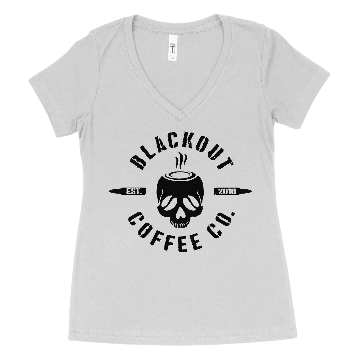 BOCC Logo & DTOM Flag Women's T-Shirt GREY