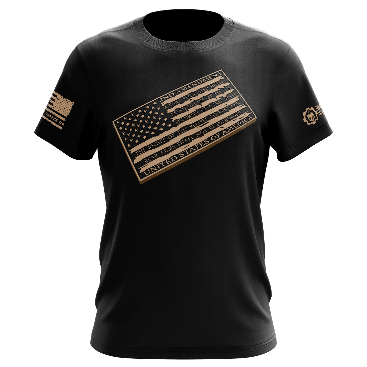 Patriotic Honor 2nd Amendment Black T-Shirt