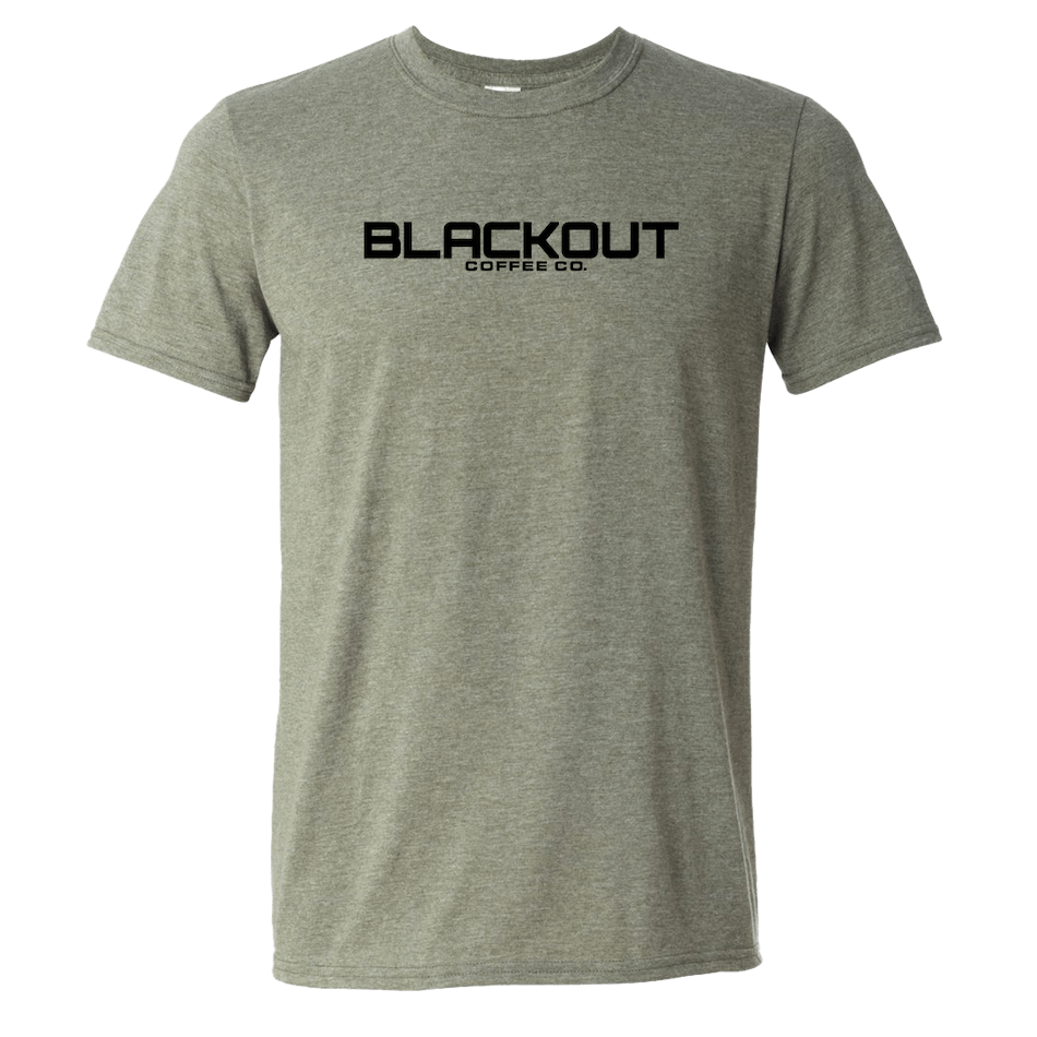 Heather Military Green Blackout T-Shirt