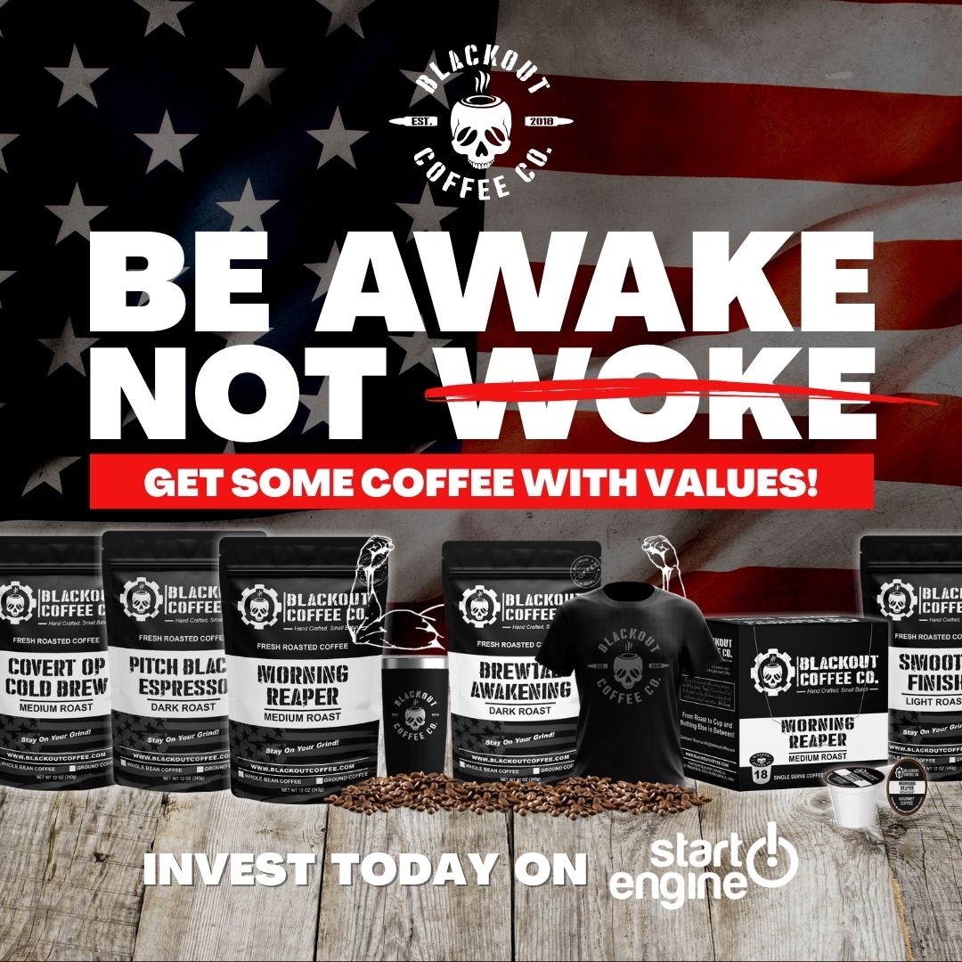 Newsmax TV news channel – Blackout Coffee Co