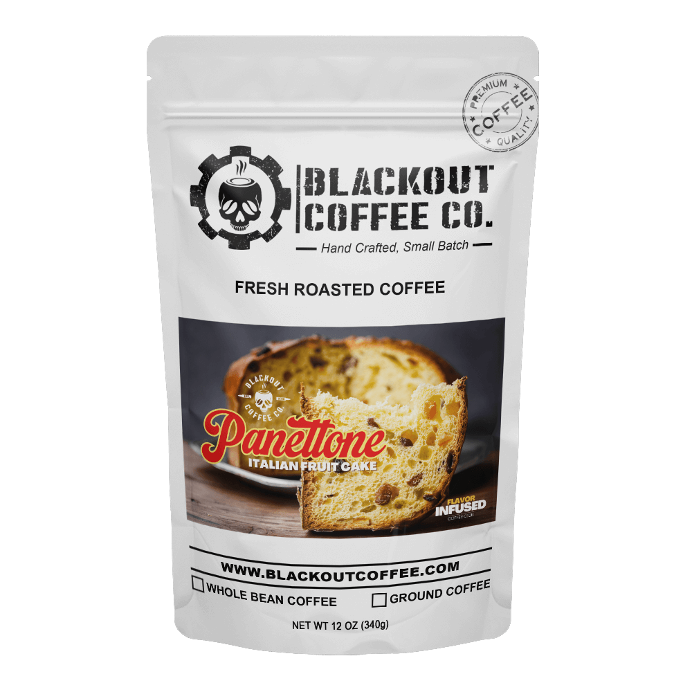 Panettone Italian Fruit Cake Flavored Coffee Blackout Coffee