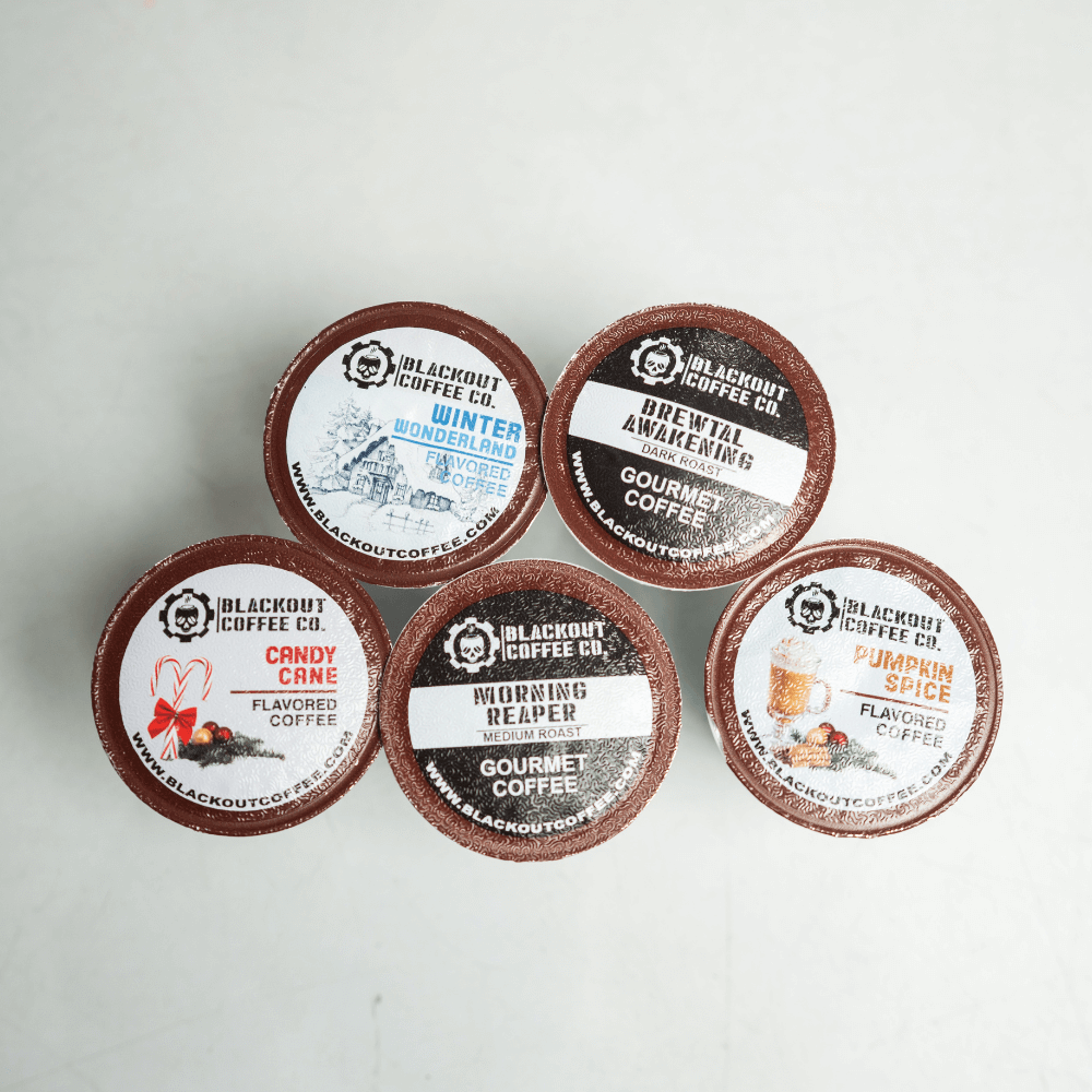 Five Assorted  Coffee Pods