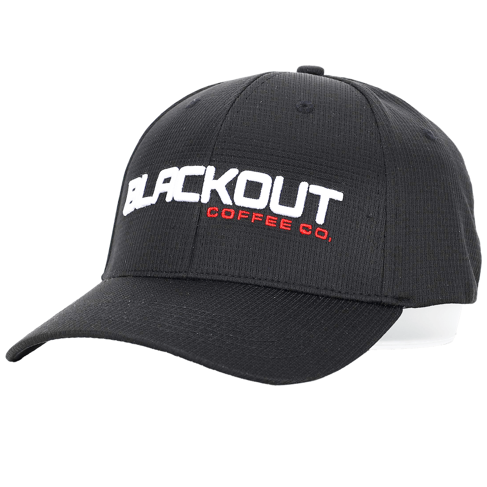 Blackout Coffee Co. Performance Cap Side View