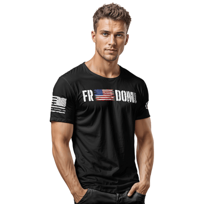 FREEDOM Black Performance T-Shirt