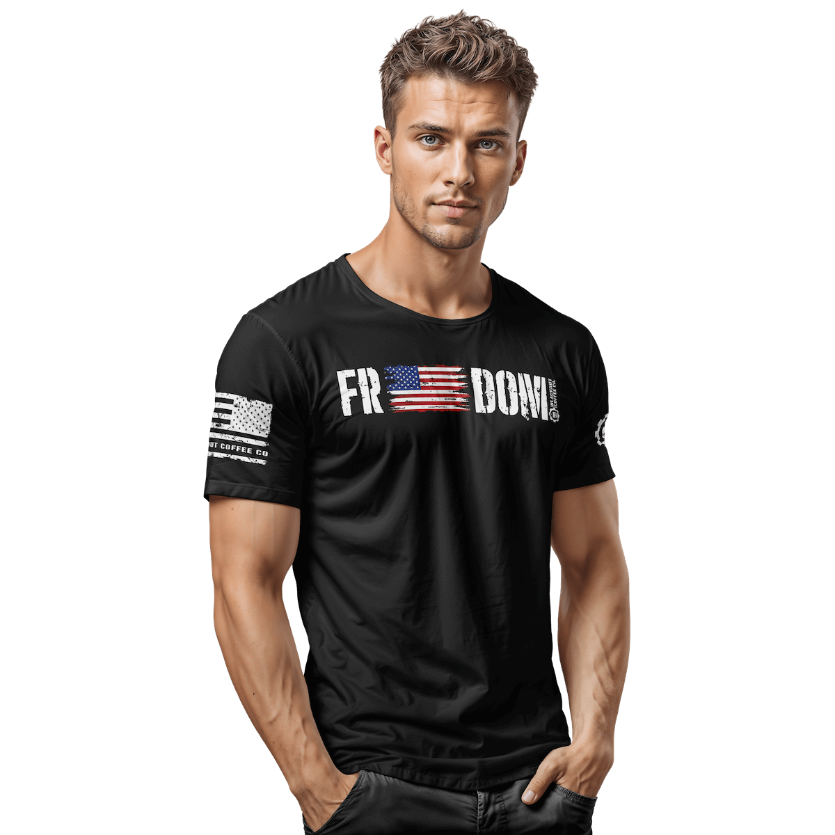 FREEDOM Black Performance T-Shirt