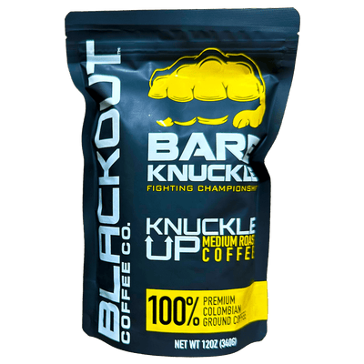 BKFC Knuckle Up Medium Roast Coffee 100% premium
