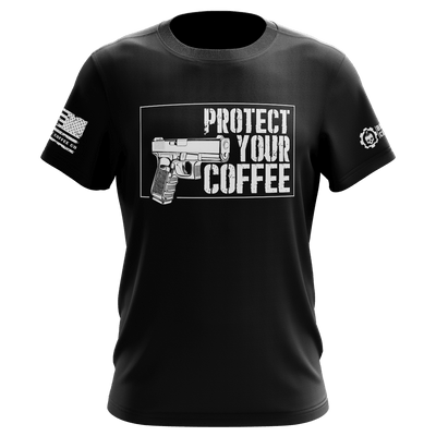 Protect Your Coffee Black T-Shirt